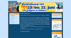 Desktop Screenshot of beachevent.volleyball-muehldorf.de