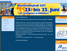 Tablet Screenshot of beachevent.volleyball-muehldorf.de